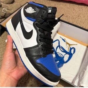 Air Jordan 1 Retro High OG GS Royal Toe
